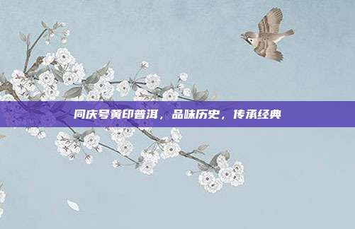 同庆号黄印普洱，品味历史，传承经典