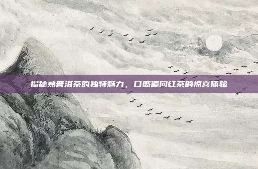 揭秘熟普洱茶的独特魅力，口感偏向红茶的惊喜体验