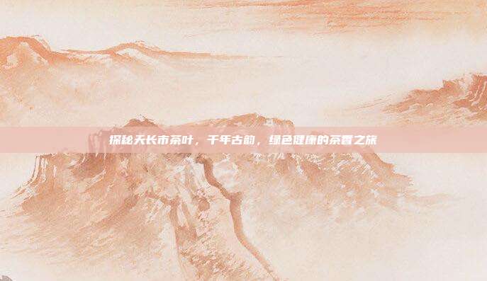 探秘天长市茶叶，千年古韵，绿色健康的茶香之旅