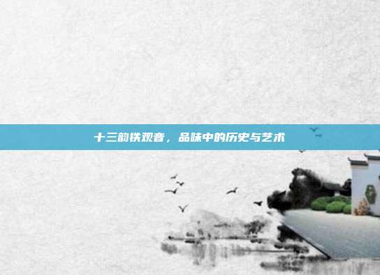 十三韵铁观音,品味中的历史与艺术