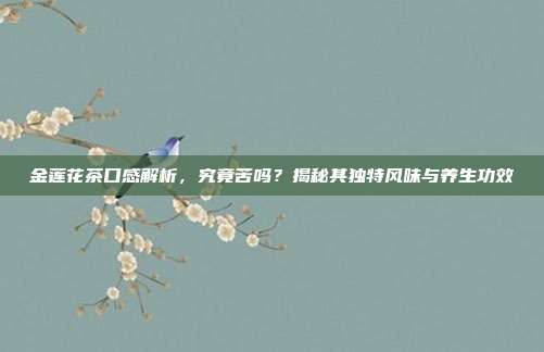 金莲花茶口感解析，究竟苦吗？揭秘其独特风味与养生功效