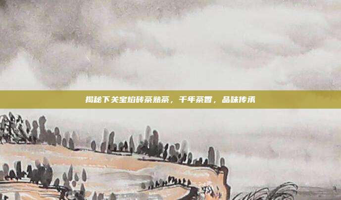 揭秘下关宝焰砖茶熟茶，千年茶香，品味传承