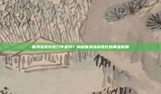 普洱熟茶存放几年最好？揭秘普洱熟茶陈化的黄金时期