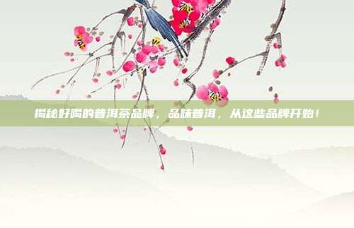 揭秘好喝的普洱茶品牌，品味普洱，从这些品牌开始！