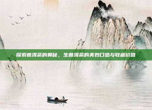探索普洱茶的奥秘，生普洱茶的美妙口感与收藏价值