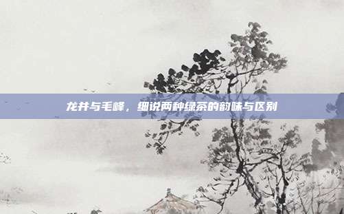 龙井与毛峰，细说两种绿茶的韵味与区别