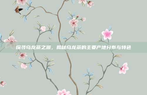 探寻乌龙茶之源，揭秘乌龙茶的主要产地分布与特色