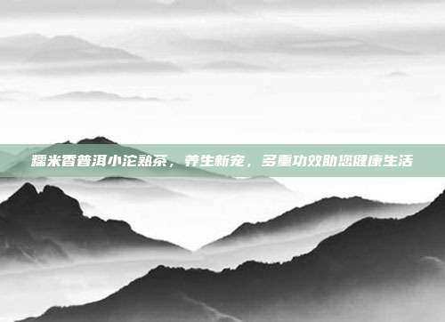 糯米香普洱小沱熟茶，养生新宠，多重功效助您健康生活