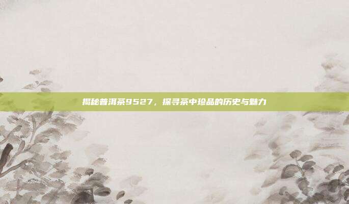揭秘普洱茶9527，探寻茶中珍品的历史与魅力