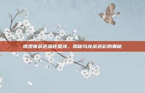 铁观音茶色深还是浅，揭秘乌龙茶色彩的奥秘