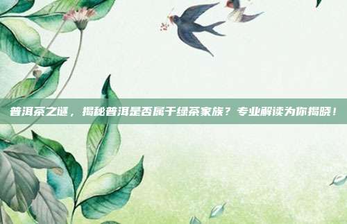 普洱茶之谜，揭秘普洱是否属于绿茶家族？专业解读为你揭晓！
