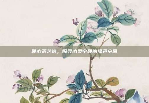 静心茶艺馆，探寻心灵宁静的绿色空间