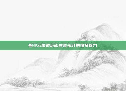 探寻云南镇沅砍盆箐茶叶的独特魅力