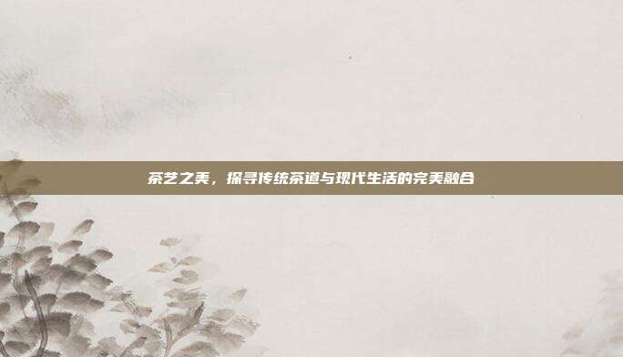 茶艺之美，探寻传统茶道与现代生活的完美融合