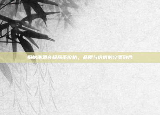 揭秘铁观音极品茶价格，品质与价值的完美融合