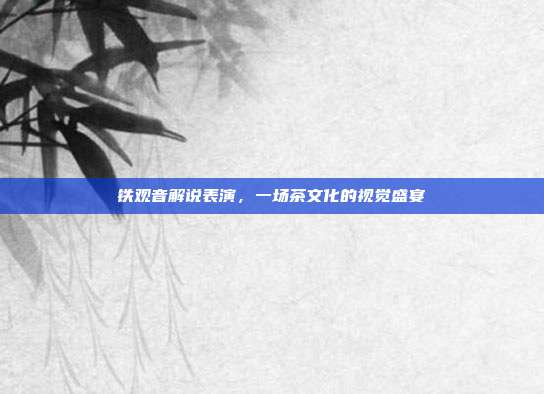 铁观音解说表演，一场茶文化的视觉盛宴