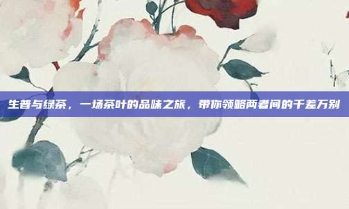 生普与绿茶，一场茶叶的品味之旅，带你领略两者间的千差万别