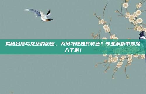 揭秘台湾乌龙茶的秘密，为何叶梗独具特色？专业解析带你深入了解！