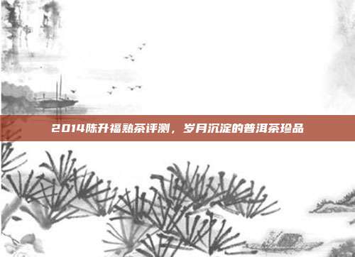 2014陈升福熟茶评测，岁月沉淀的普洱茶珍品