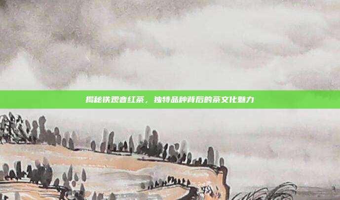 揭秘铁观音红茶，独特品种背后的茶文化魅力