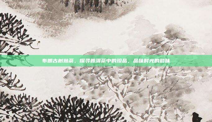 布朗古树熟茶，探寻普洱茶中的珍品，品味时光的韵味