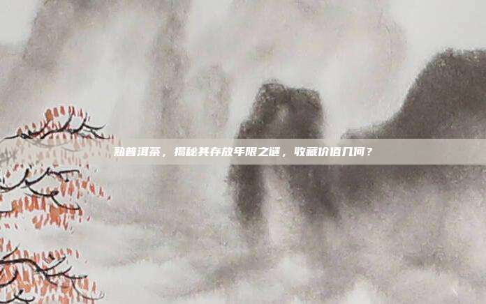 熟普洱茶，揭秘其存放年限之谜，收藏价值几何？