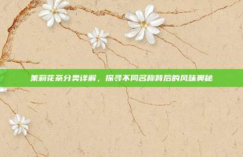 茉莉花茶分类详解，探寻不同名称背后的风味奥秘