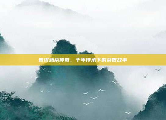 普洱熟茶传奇，千年传承下的茶香故事