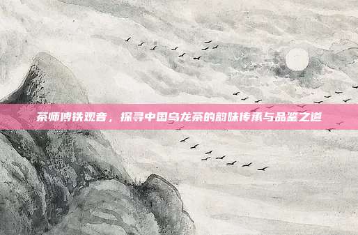 茶师傅铁观音，探寻中国乌龙茶的韵味传承与品鉴之道