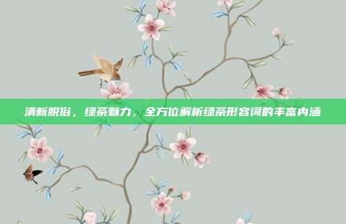 清新脱俗，绿茶魅力，全方位解析绿茶形容词的丰富内涵