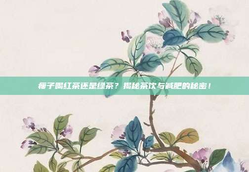 瘦子喝红茶还是绿茶？揭秘茶饮与减肥的秘密！