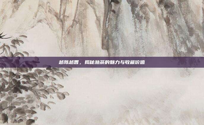 越陈越香，揭秘熟茶的魅力与收藏价值