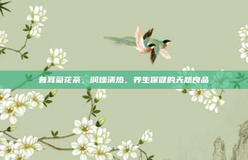 普耳菊花茶，润燥清热，养生保健的天然良品