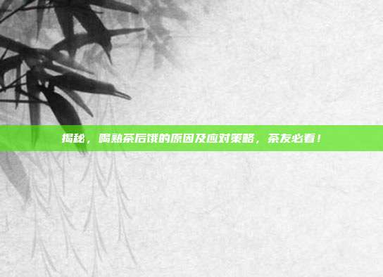 揭秘，喝熟茶后饿的原因及应对策略，茶友必看！