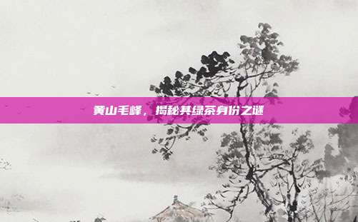 黄山毛峰，揭秘其绿茶身份之谜