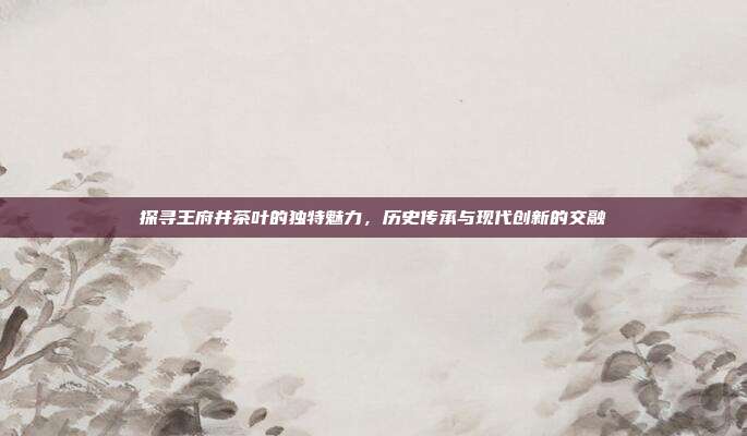 探寻王府井茶叶的独特魅力，历史传承与现代创新的交融