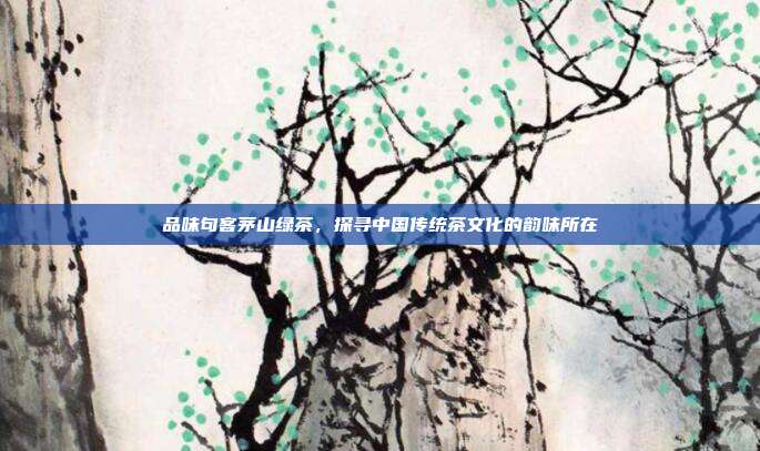 品味句客茅山绿茶，探寻中国传统茶文化的韵味所在
