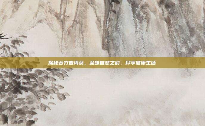 探秘苦竹普洱茶，品味自然之韵，尽享健康生活