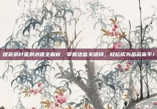 绿茶茶叶鉴别术语全解析，掌握这些关键词，轻松成为品茶高手！