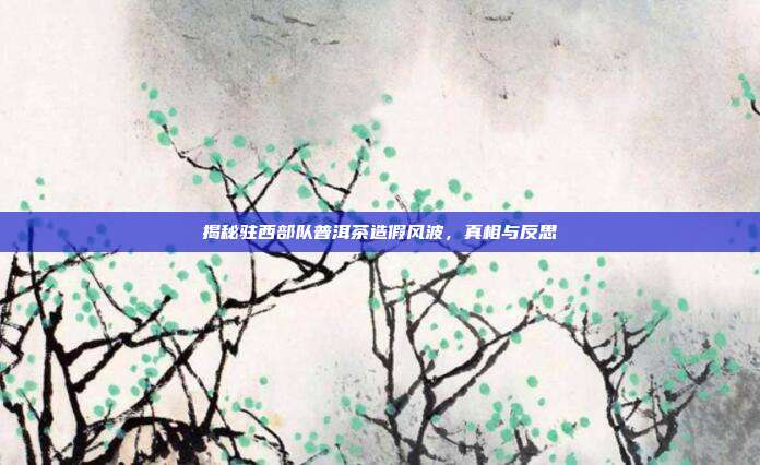 揭秘驻西部队普洱茶造假风波，真相与反思