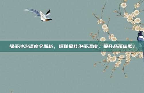 绿茶冲泡温度全解析，揭秘最佳泡茶温度，提升品茶体验！