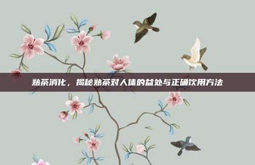 熟茶消化，揭秘熟茶对人体的益处与正确饮用方法