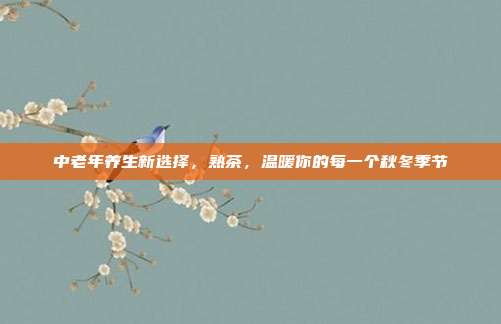中老年养生新选择，熟茶，温暖你的每一个秋冬季节