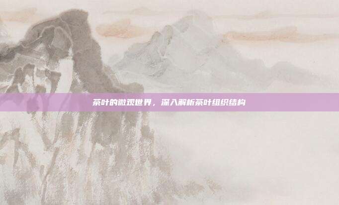 茶叶的微观世界，深入解析茶叶组织结构