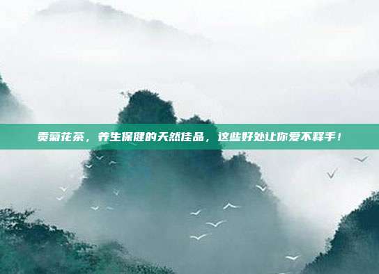 贡菊花茶，养生保健的天然佳品，这些好处让你爱不释手！