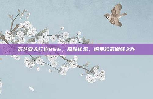 茶艺堂大红袍256，品味传承，探索岩茶巅峰之作