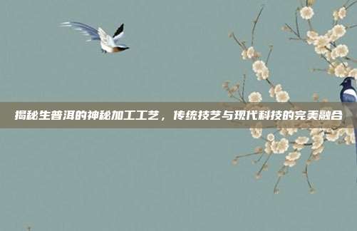 揭秘生普洱的神秘加工工艺，传统技艺与现代科技的完美融合