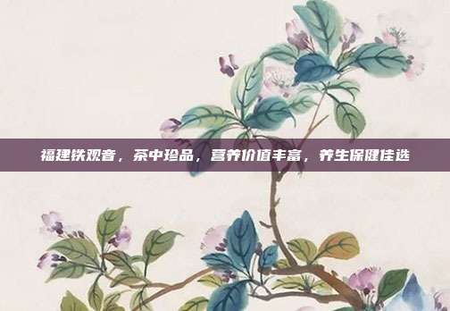 福建铁观音，茶中珍品，营养价值丰富，养生保健佳选