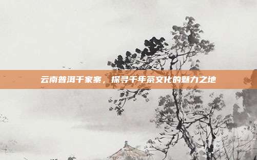 云南普洱千家寨，探寻千年茶文化的魅力之地