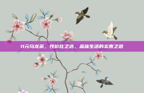 11元乌龙茶，性价比之选，品味生活的实惠之道